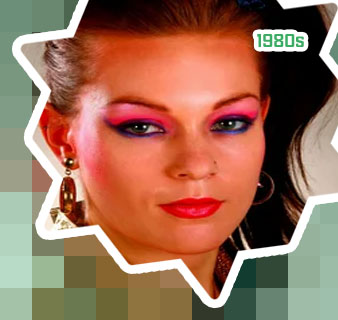 1980s makeup