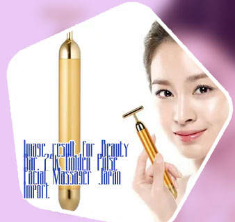 24k golden pulse facial massager