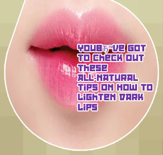 Dark lips to pink lips