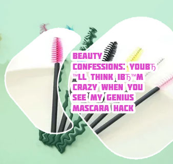 Plastic mascara wands